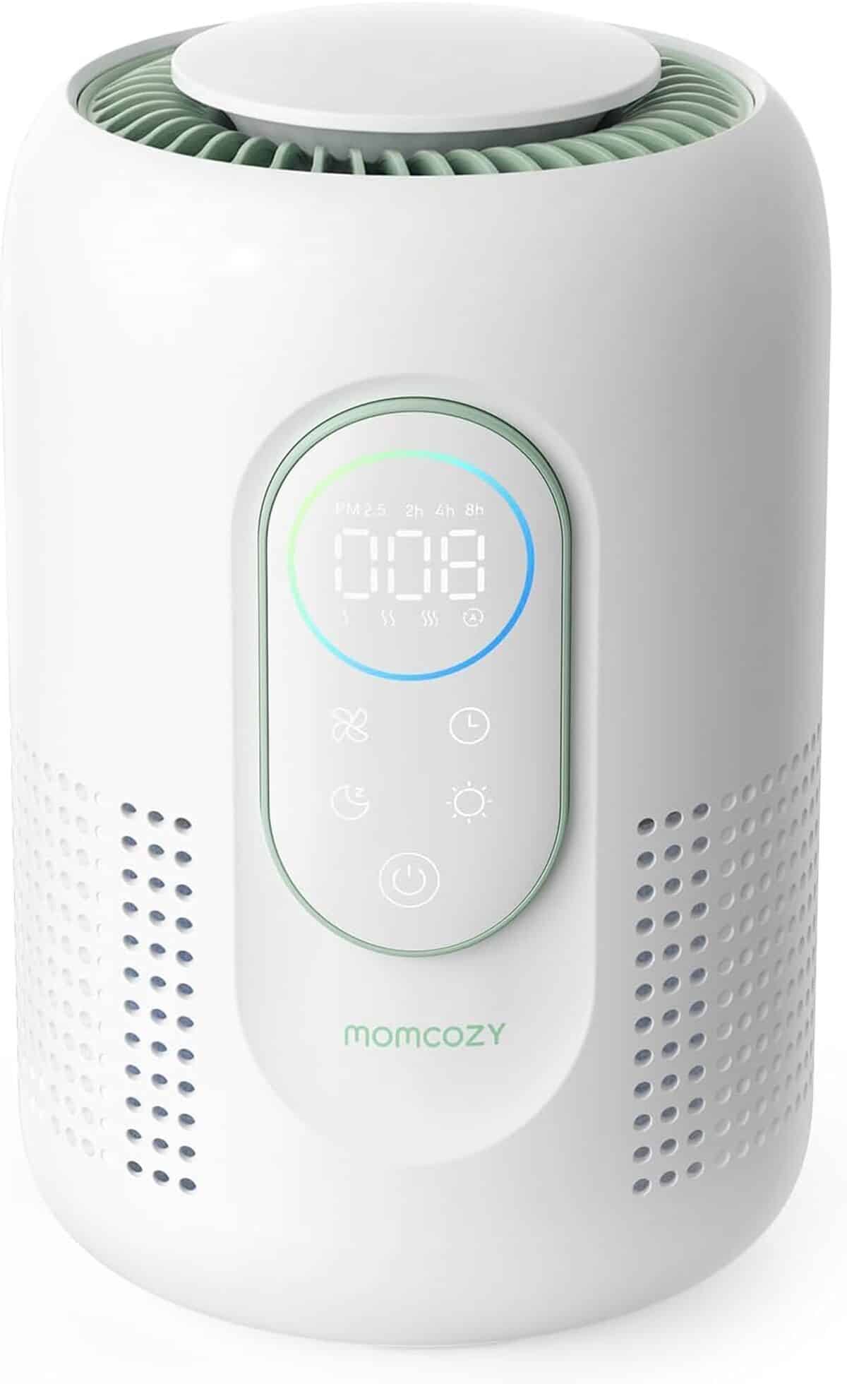 Test du purificateur d'air pour bébé Momcozy