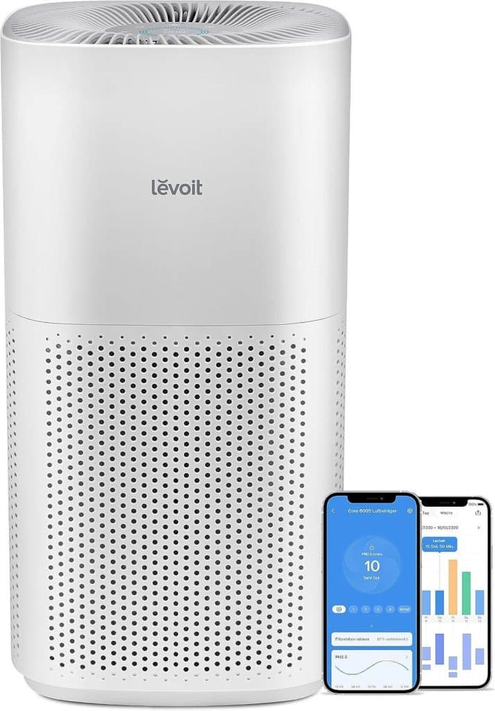 Test purificateur d'air LEVOIT : performance et contrôle intelligent